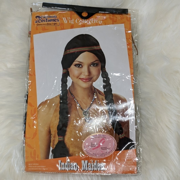 California Costumes Accessories - Halloween Wig Indian Maiden